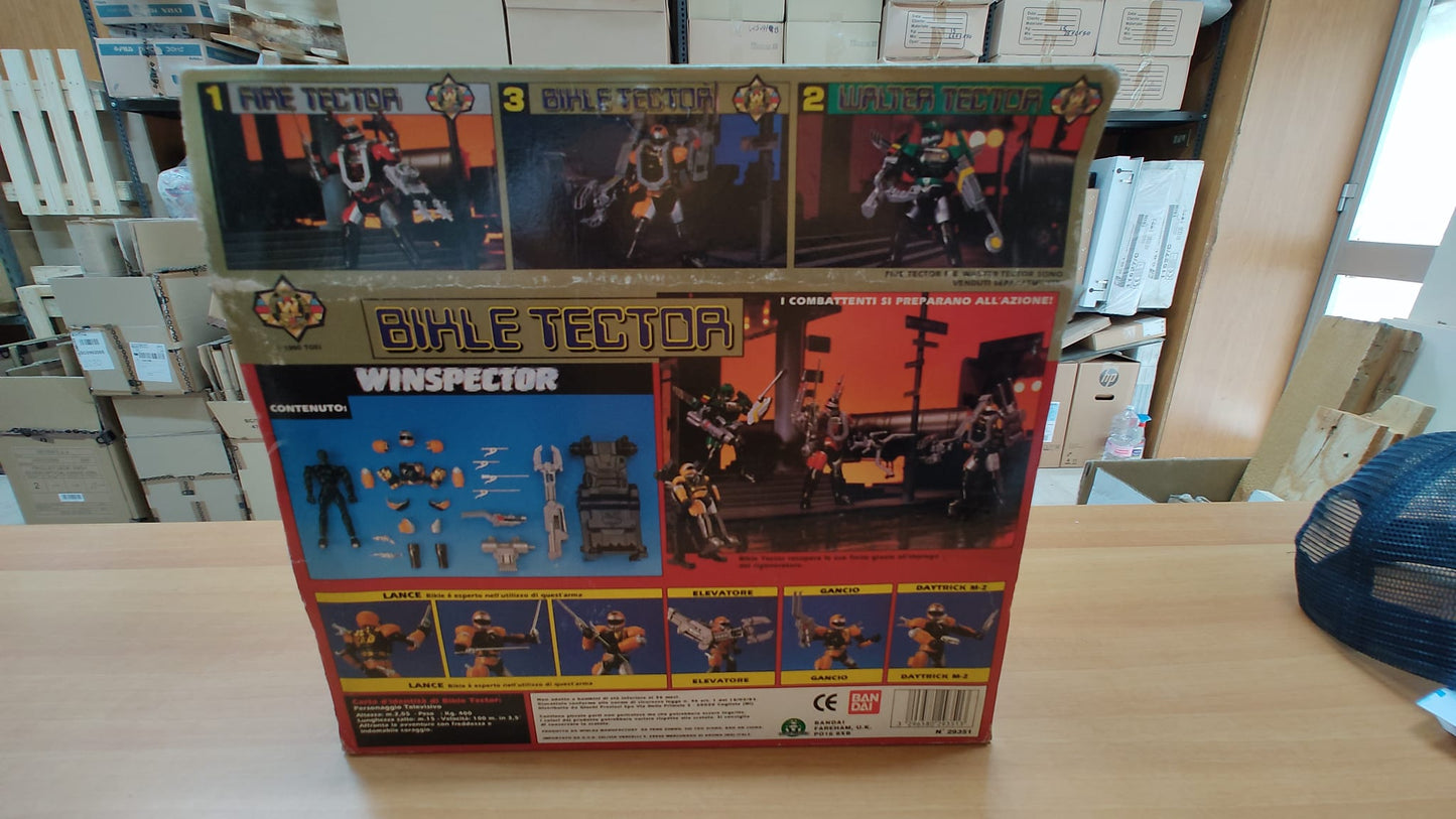 Vintage old style retro games Winspector Bandai Bikle Tector 3 Giallo Giochi Preziosi 1990