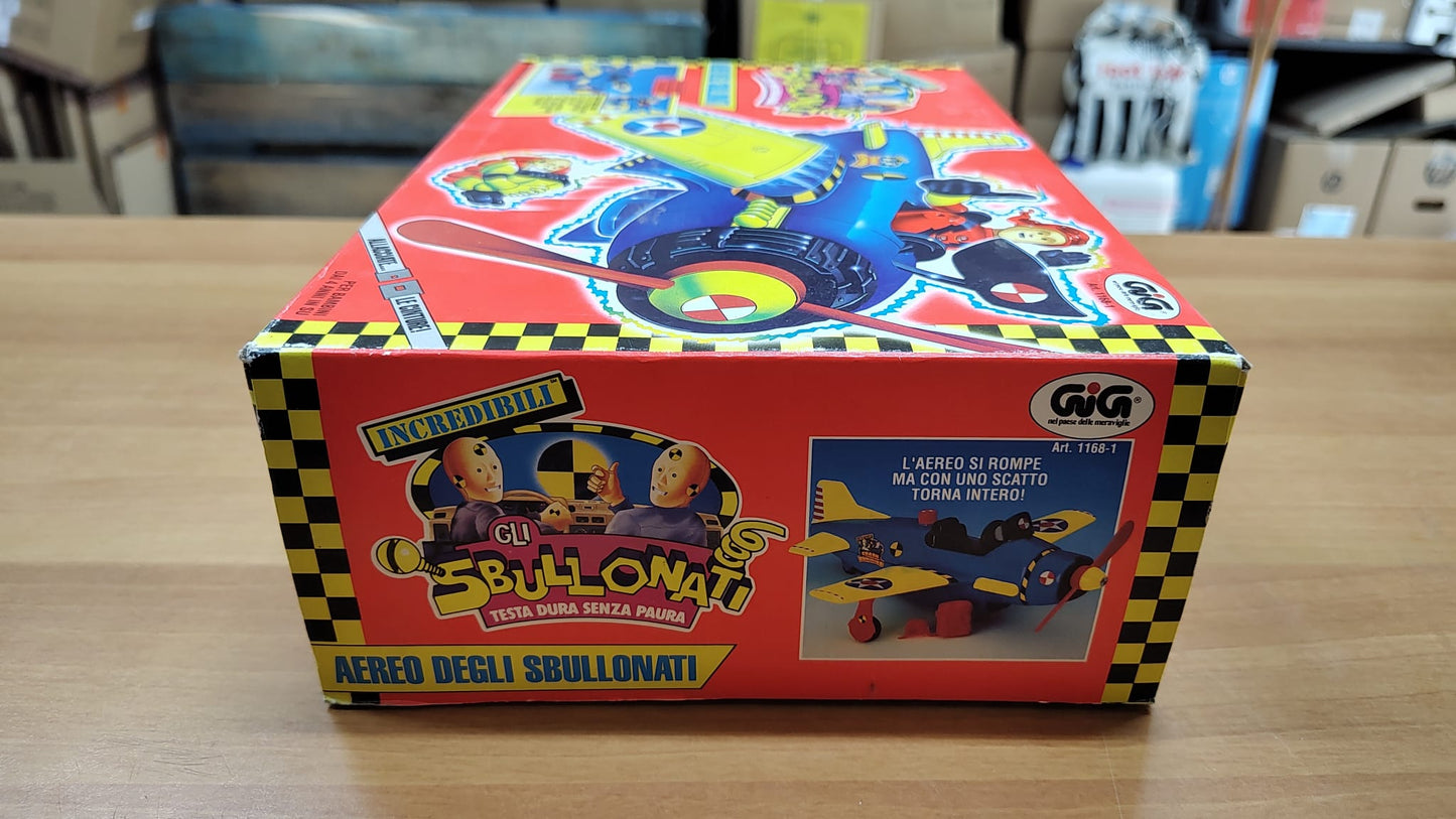 Vintage old style retro games Aereo degli sbullonati Gig 1990