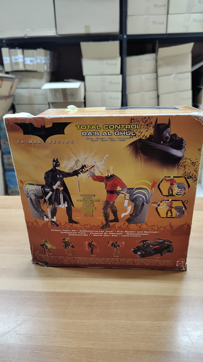 Vintage old style retro games Batman Begins Total control Ra's Al ghul Action figures 15 cm Mattel 2014
