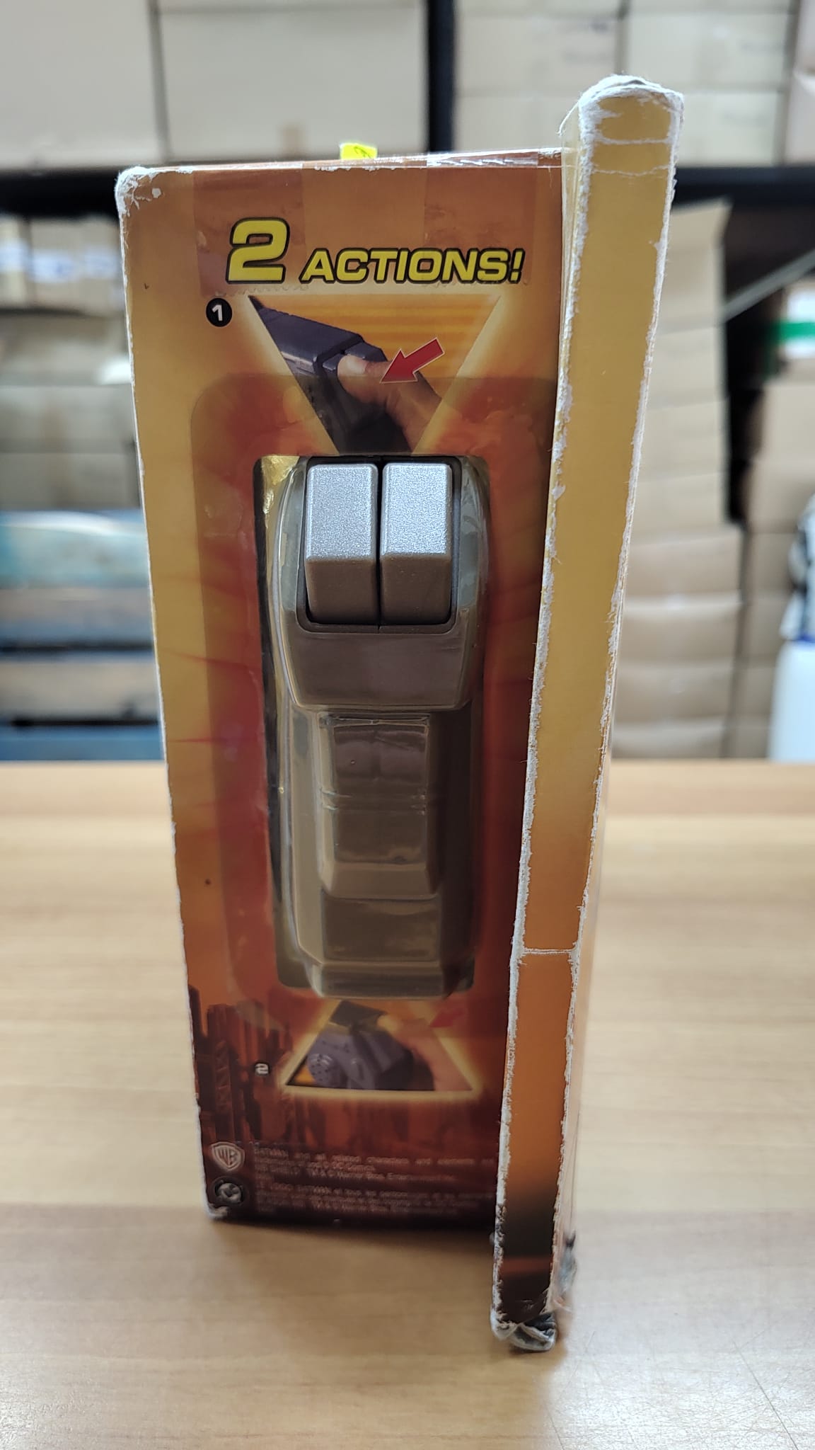 Vintage old style retro games Batman Begins Total control Ra's Al ghul Action figures 15 cm Mattel 2014