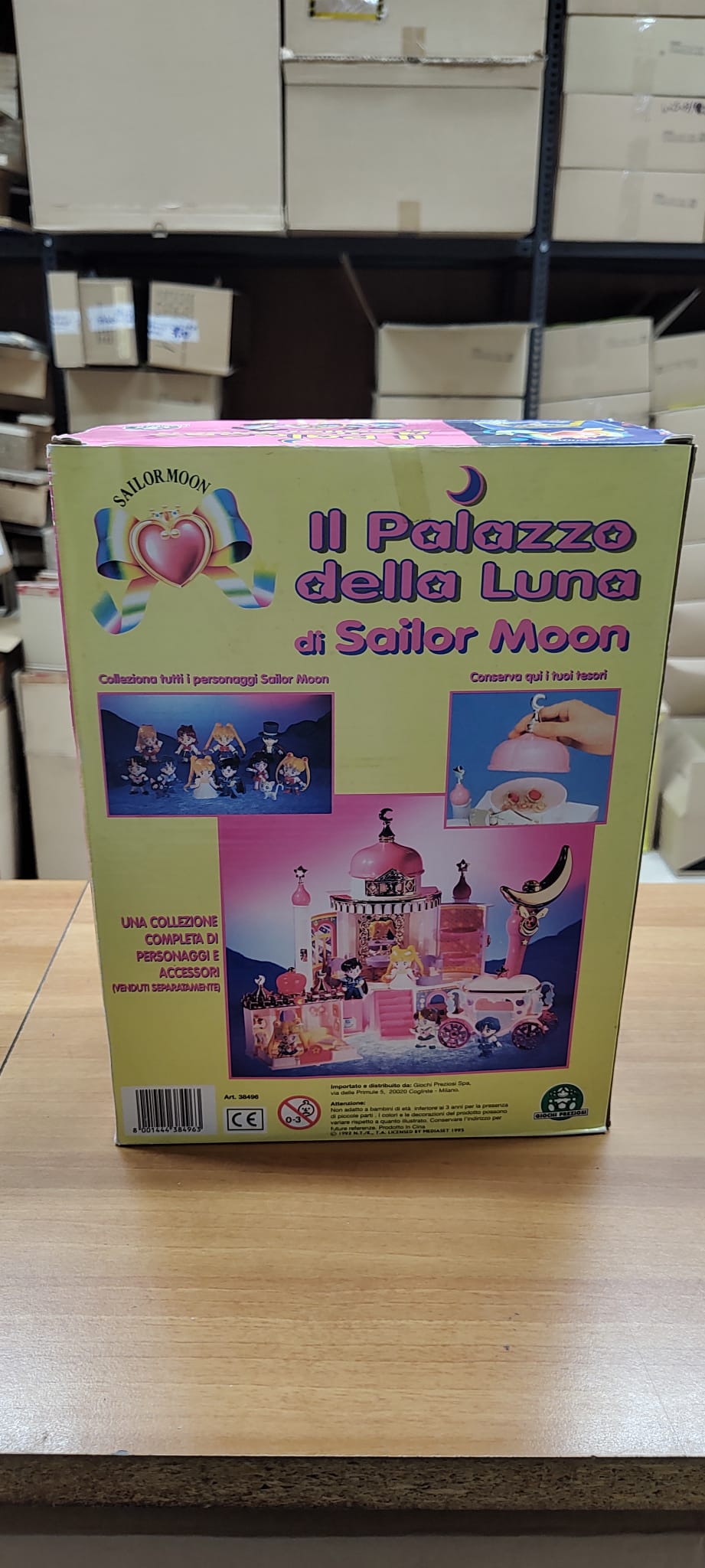 Vintage Old style Retro games 1992 Sailor Moon Il palazzo della luna - Giochi preziosi - Nuovo sigillato