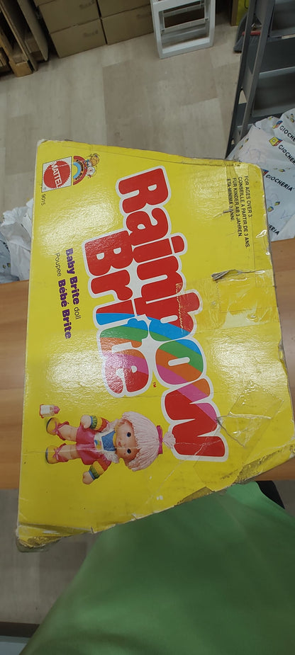 Vintage Old style Retro games 1983 Mattel Rainbow Brite Baby Iridella Bambola