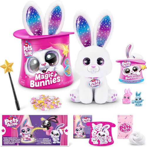 ZUR9549 PET ALIVE Cilindro Magic Bunnies Surprise