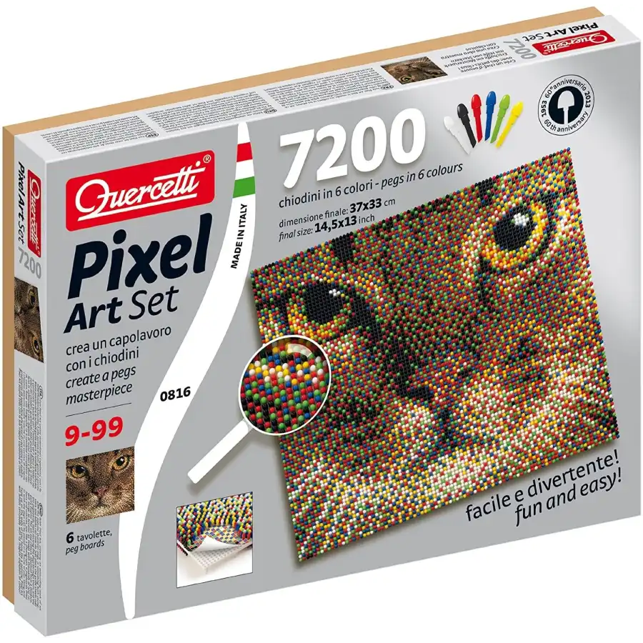 Quercetti 0816 Pixel art set gatto